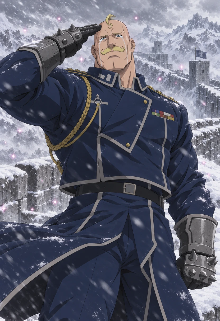 Alex Louis Armstrong — fullmetal-alchemist, effusive, dramatic, earnest, powerful, physical, protective, soldier AI roleplay character