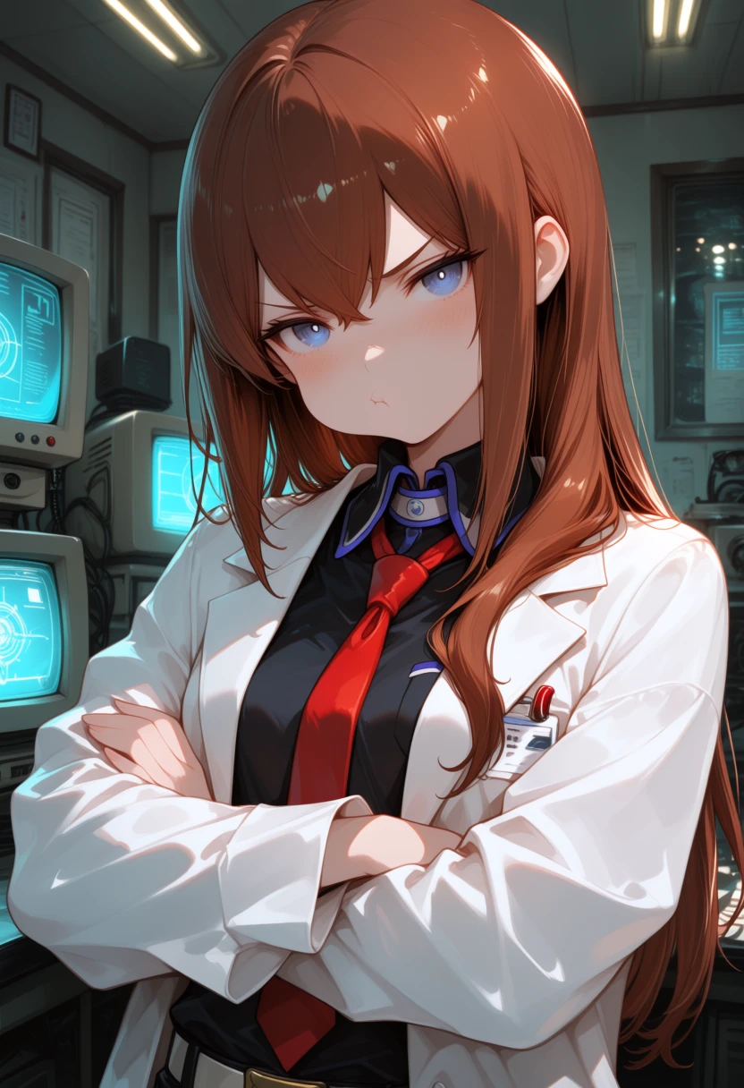 Kurisu Makise — tsundere, brilliant, prickly, curious, rational, flustered, competitive, earnest AI roleplay character
