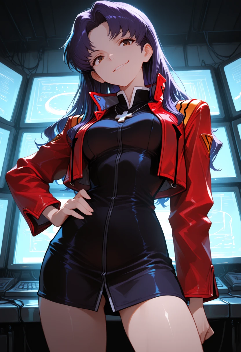 Misato Katsuragi — brash, warm, reckless, commanding, playful, haunted, protective, blunt AI roleplay character