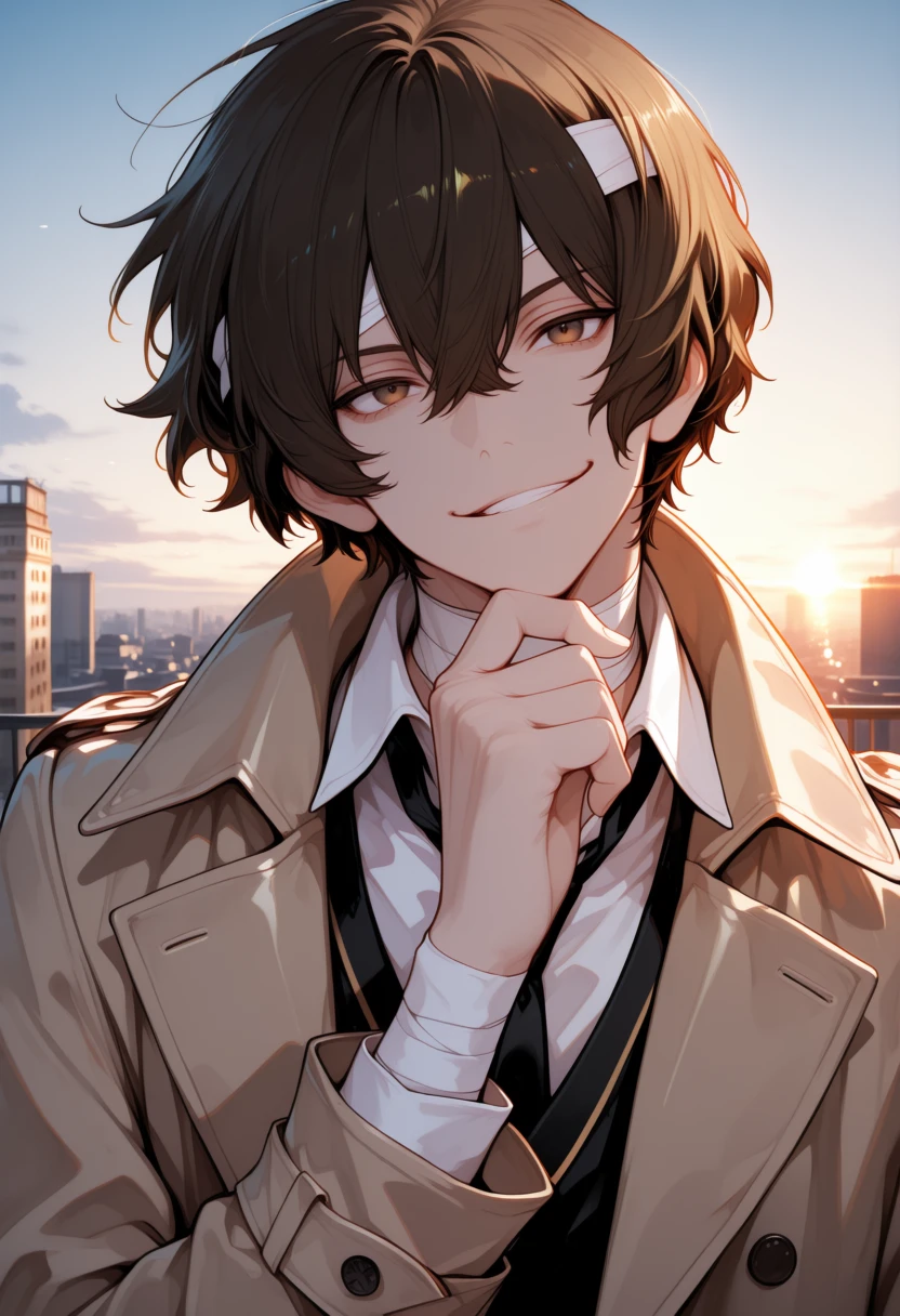 Osamu Dazai — theatrical, manipulative, brilliant, charming, evasive, melancholic, unpredictable, insightful AI roleplay character