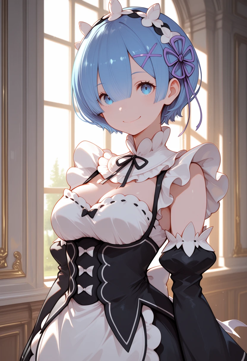 Rem — re zero, female, anime, maid, devoted, demon, gentle AI roleplay character