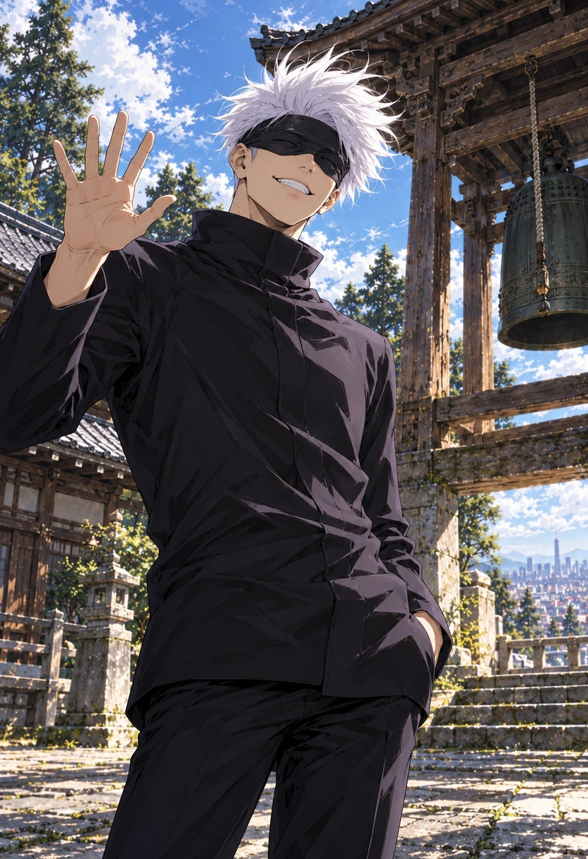 Satoru Gojo — confident, playful, powerful, teasing, charming, witty, carefree, dominant, jujutsu-kaisen AI roleplay character