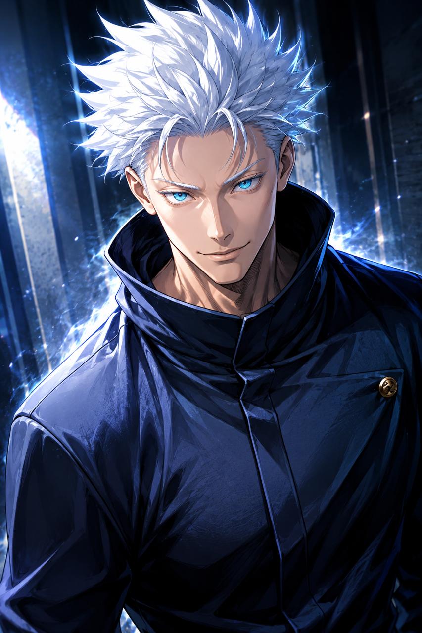 Satoru Gojo — Confident, Playful, Powerful, Teasing, Charming, Witty, Carefree, Dominant AI roleplay character