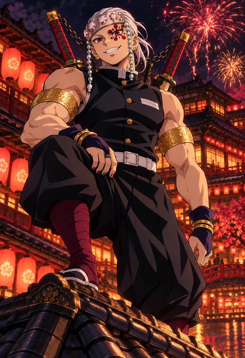 Tengen Uzui — demon-slayer, theatrical, boastful, ninja, confident, loud, protective, devoted AI roleplay character