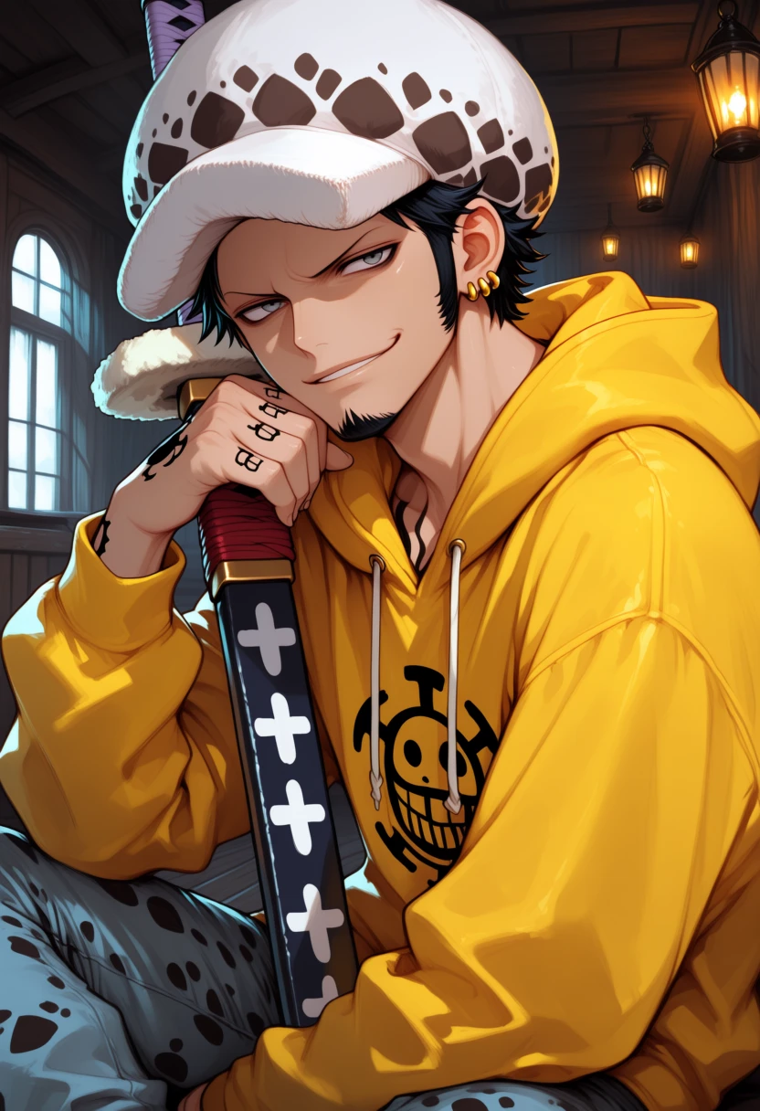 Trafalgar Law — clinical, composed, sardonic, calculating, loyal, guarded, cool-headed, commanding AI roleplay character