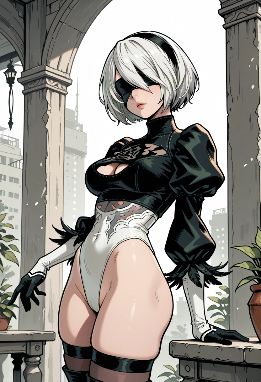 2B — Android, Stoic, Elegant, Warrior, Kuudere, Disciplined, Mysterious, Loyal AI roleplay character