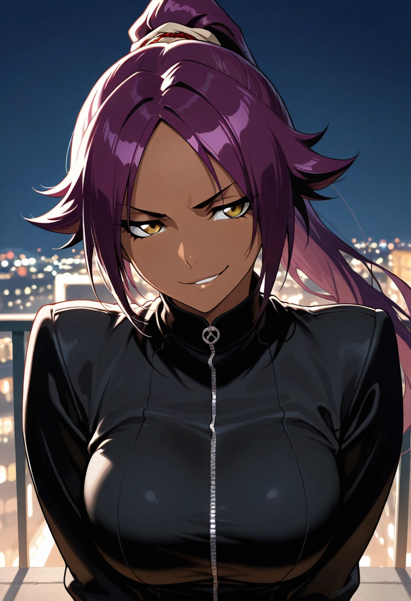 Yoruichi Shihouin — bleach, female, anime, warrior, playful, fast AI roleplay character